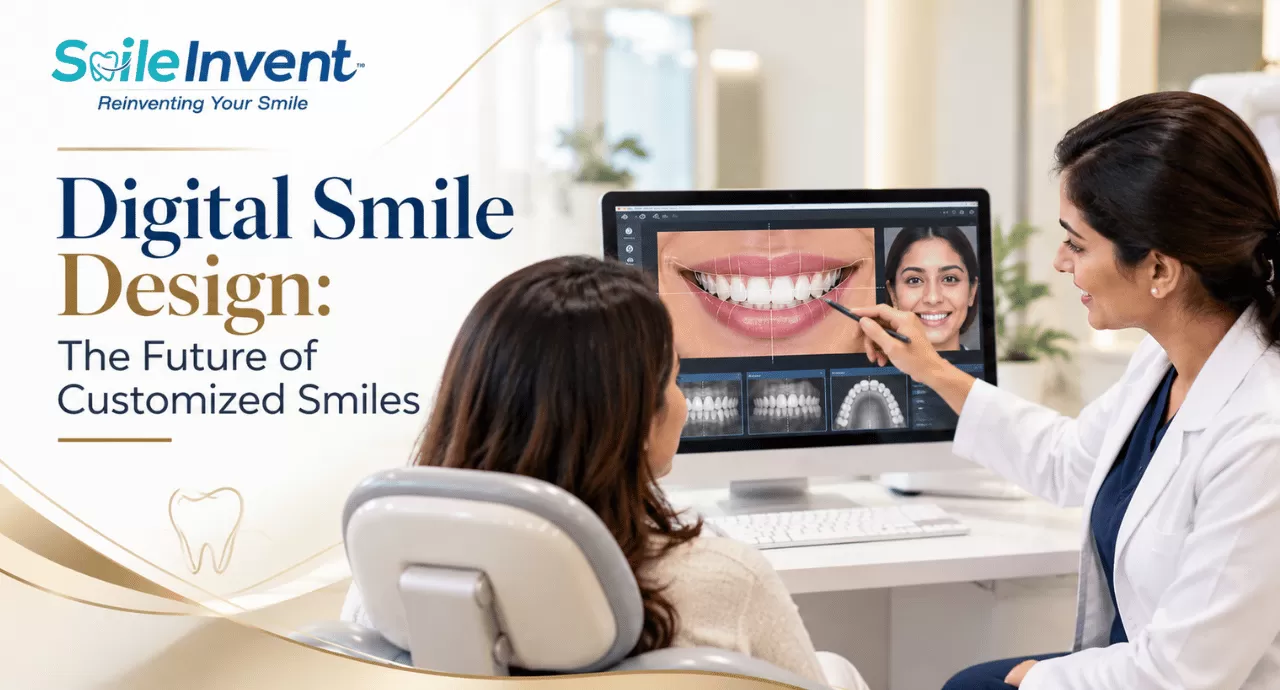 Digital Smile Design preview showing customized smile makeover