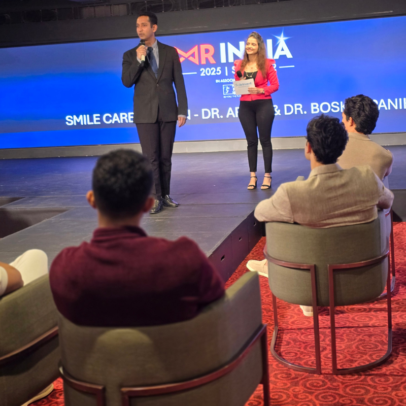 Smile Invent Dental Clinic event moment at Mr. India 2025