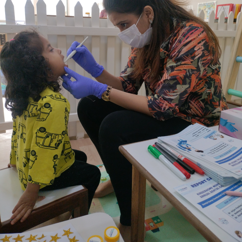 School dental camp awareness session