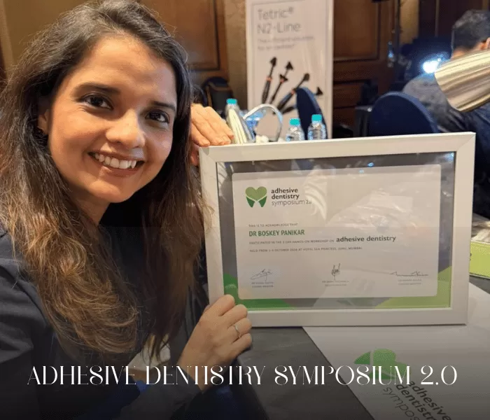 Dr. Boskey Panikar at Adhesive Dentistry Symposium 2.0