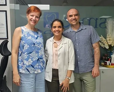 Dr. Boskey Panikar with international patients
